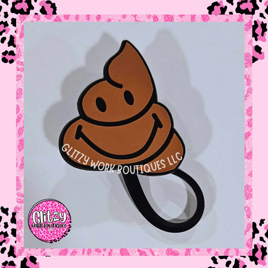 POOP STRAW TOPPER