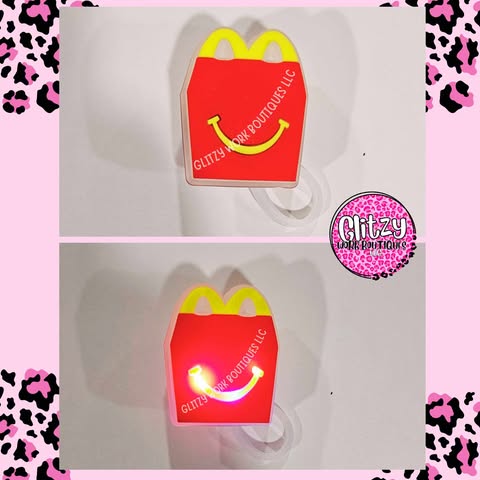 MCDONALD'S HAPPY MEAL LIGHT UP STRAW TOPPER