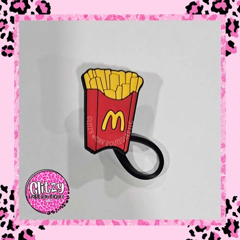 MCDONALDS LARGE FRY STRAW TOPPER