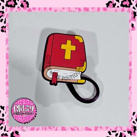 HOLY BIBLE STRAW TOPPER