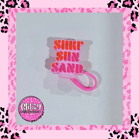 SURF SUN SAND STRAW TOPPER