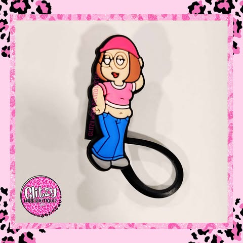 CHARACTERS OF FAMILY GUY STRAW TOPPERS