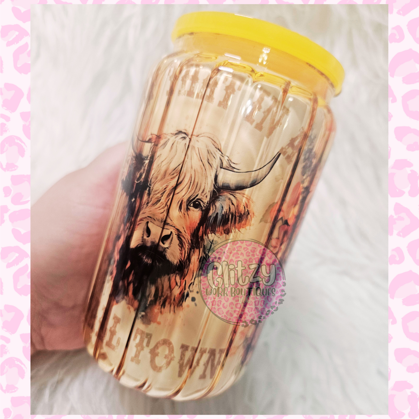 TRY THAT IN A SMALL TOWN 16OZ LIBBEY GLASS