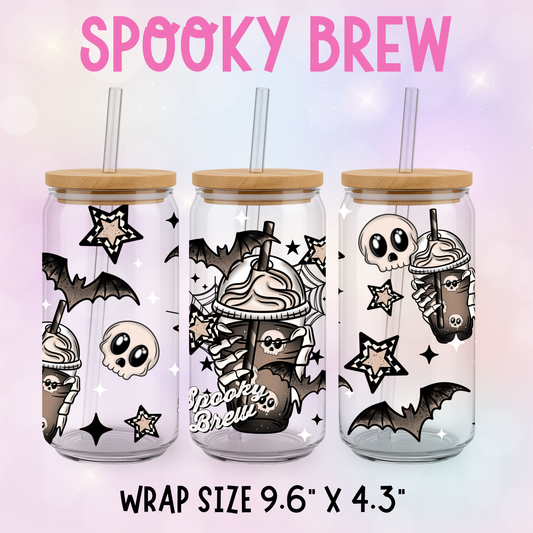 SPOOKY BREW CUP WRAP