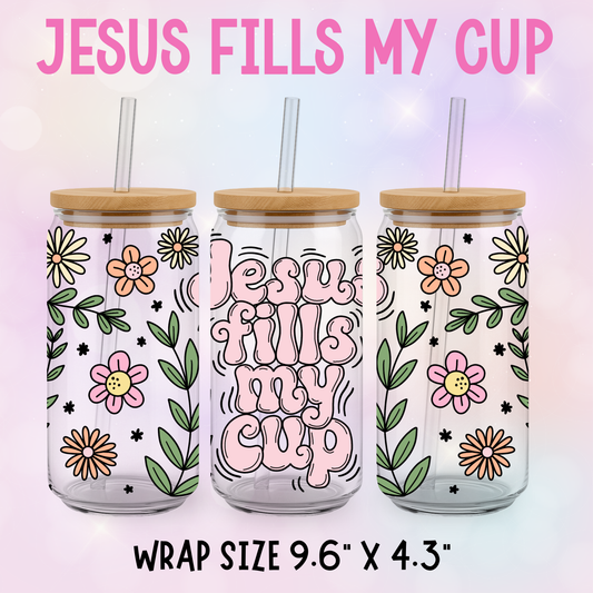 JESUS FILLS MY CUP DECAL WRAP
