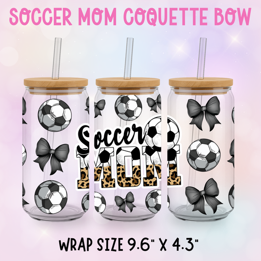 LEOPARD SOCCER MOM CUP WRAP