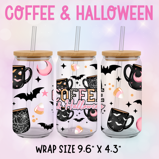 COFFEE & HALLOWEEN CUP WRAP