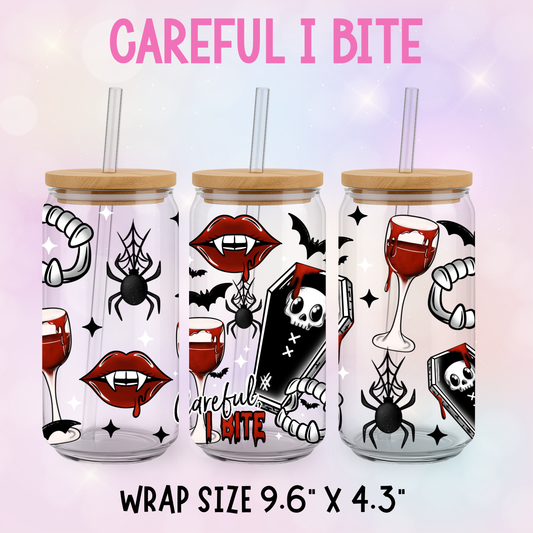 CAREFUL I BITE CUP WRAP