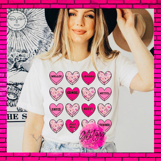 WESTERN VALENTINE'S CONVERSATION HEARTS APPAREL