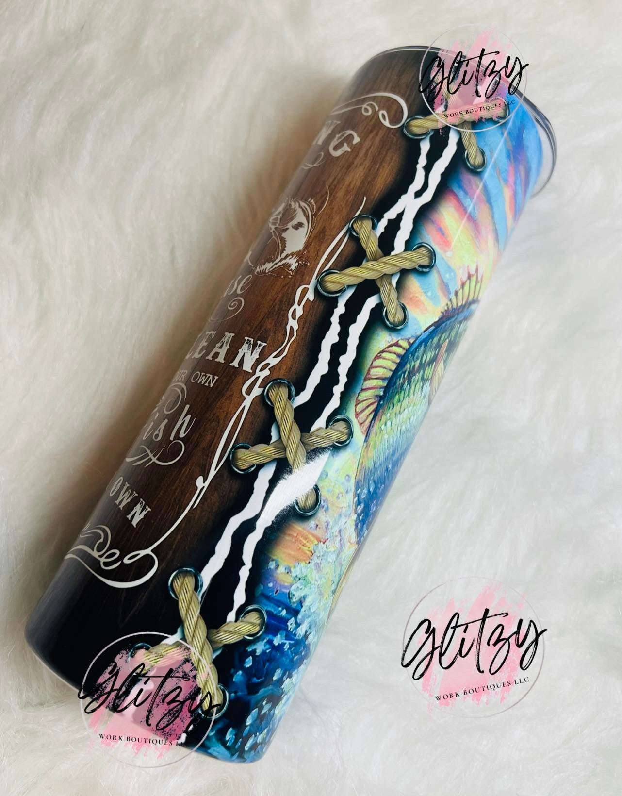 FISHING Rules with a BASS Tumbler