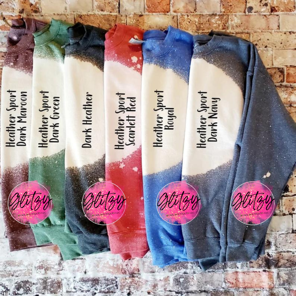 LOVE WINTER SNOWMAN Crewneck Bleached Sweatshirt