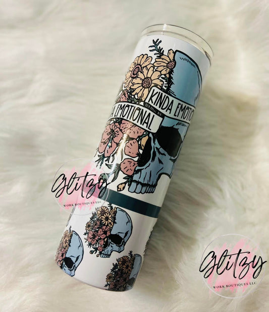 KINDA EMOTIONAL KINDA EMOTIONLESS Tumbler