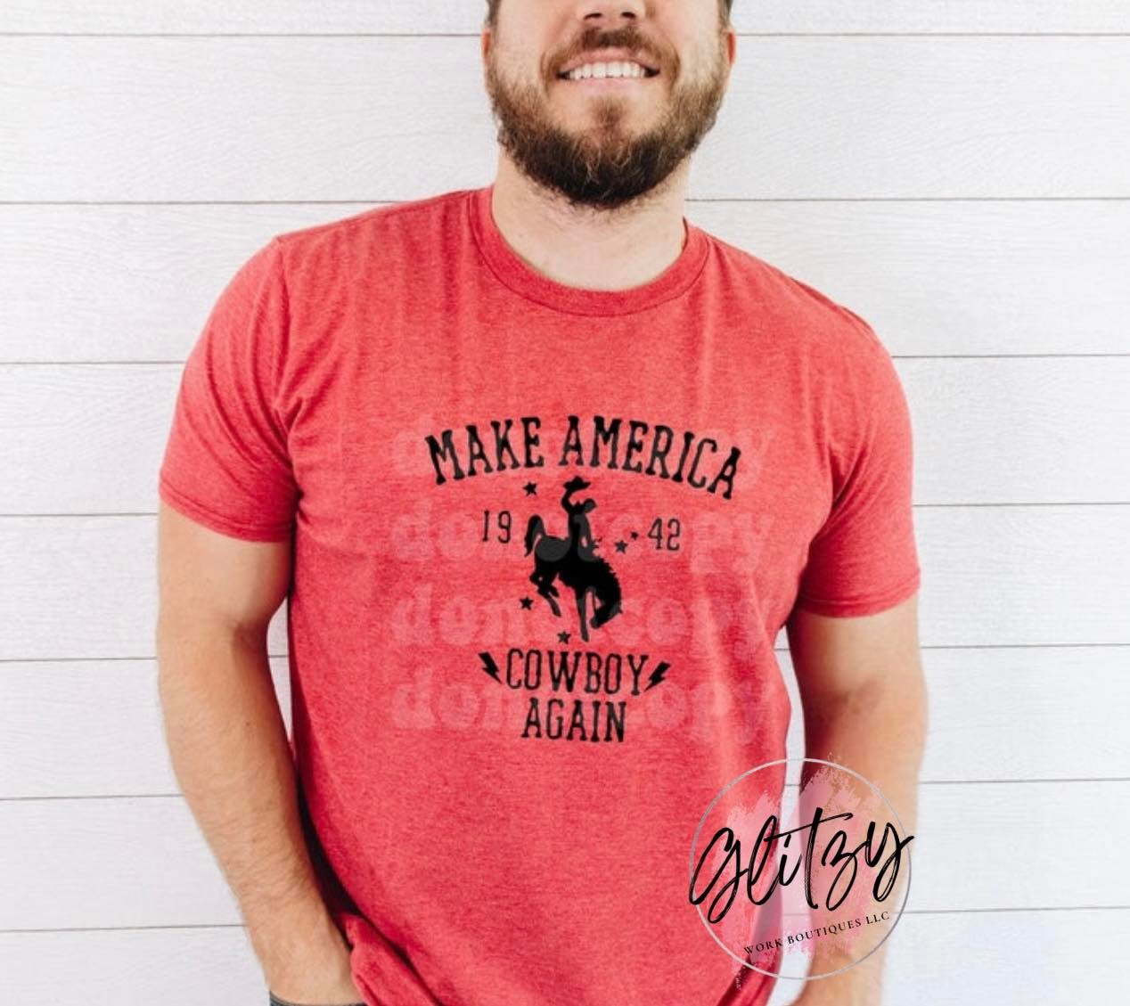 MAKE AMERICA COWBOY AGAIN Graphic Tee