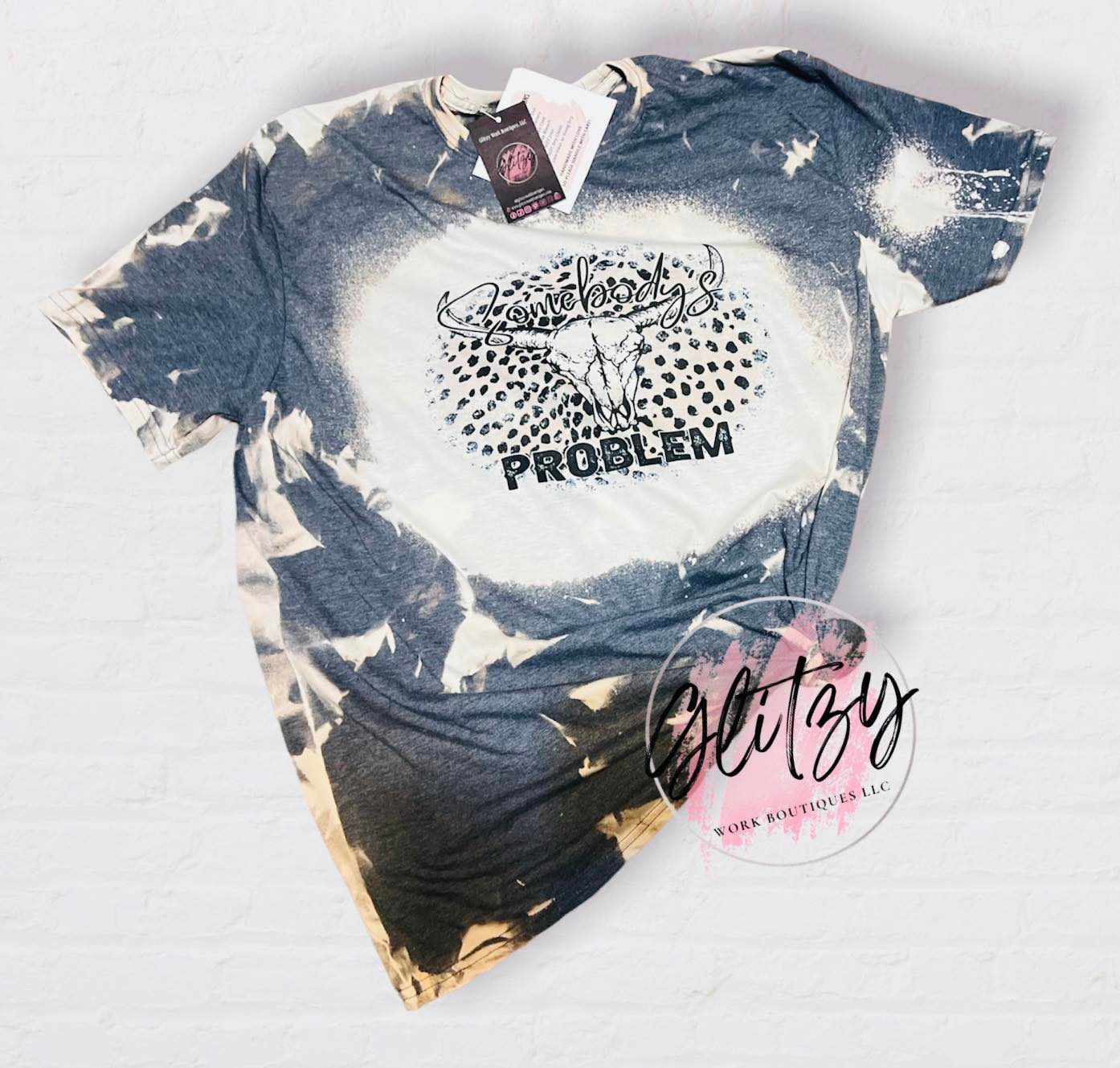 Somebody's Problem Bleached Tee