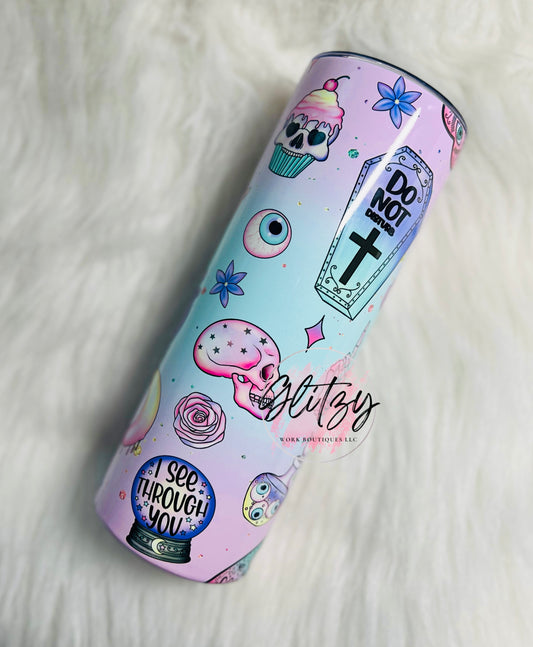 Pastel Gothic Horror Tumbler