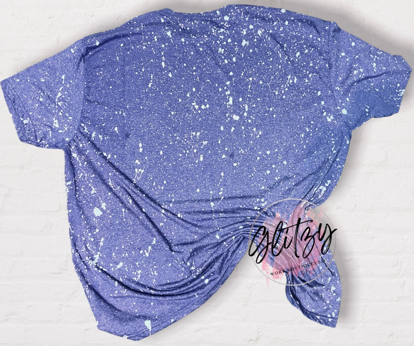 Retro Dog Mama BLK & Leopard Bleached Tee