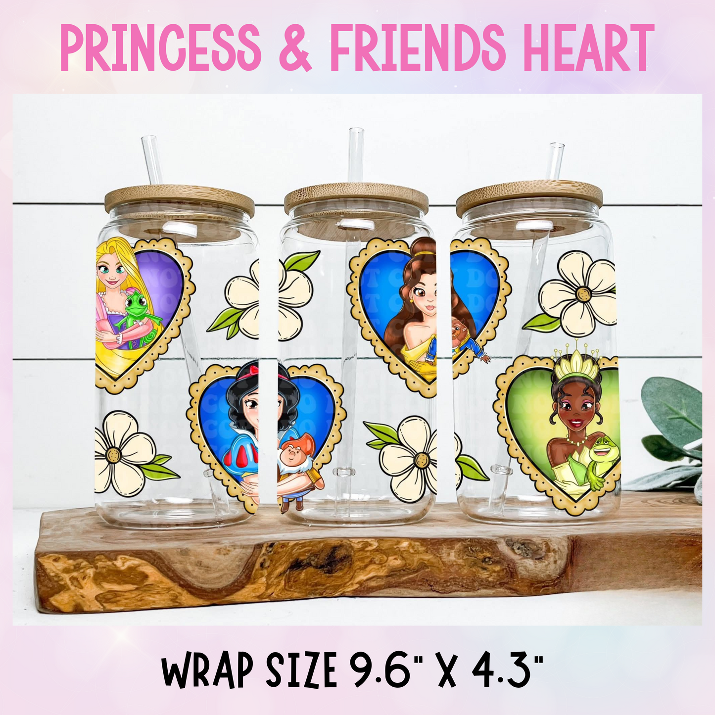 PRINCESS & FRIENDS HEART CUP WRAP
