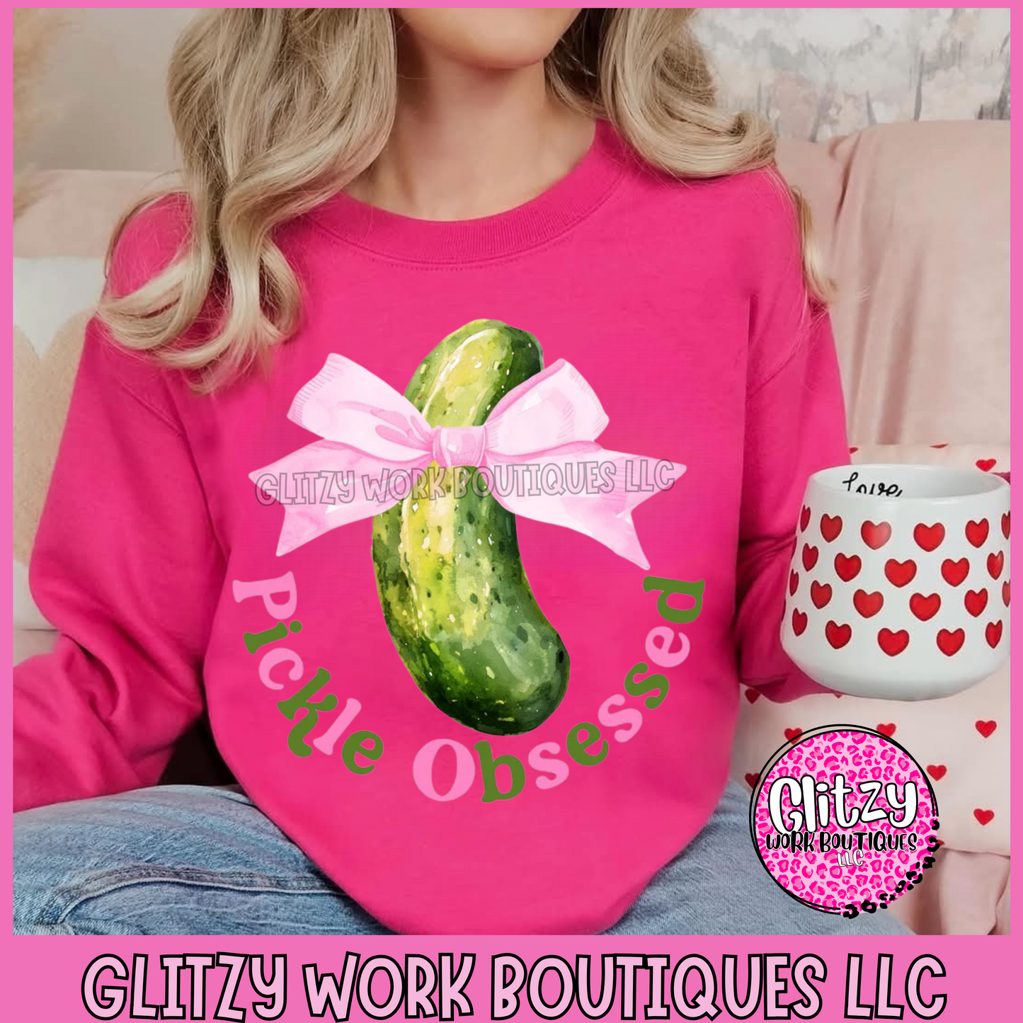 PICKLE OBSESSED COQUETTE BOW APPAREL