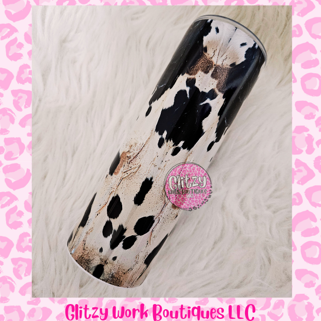 COWHIDE TUMBLER