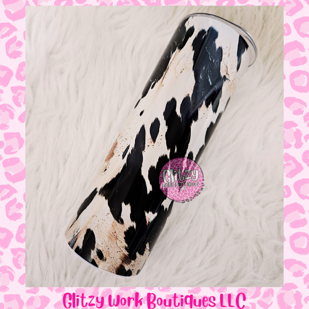 COWHIDE TUMBLER