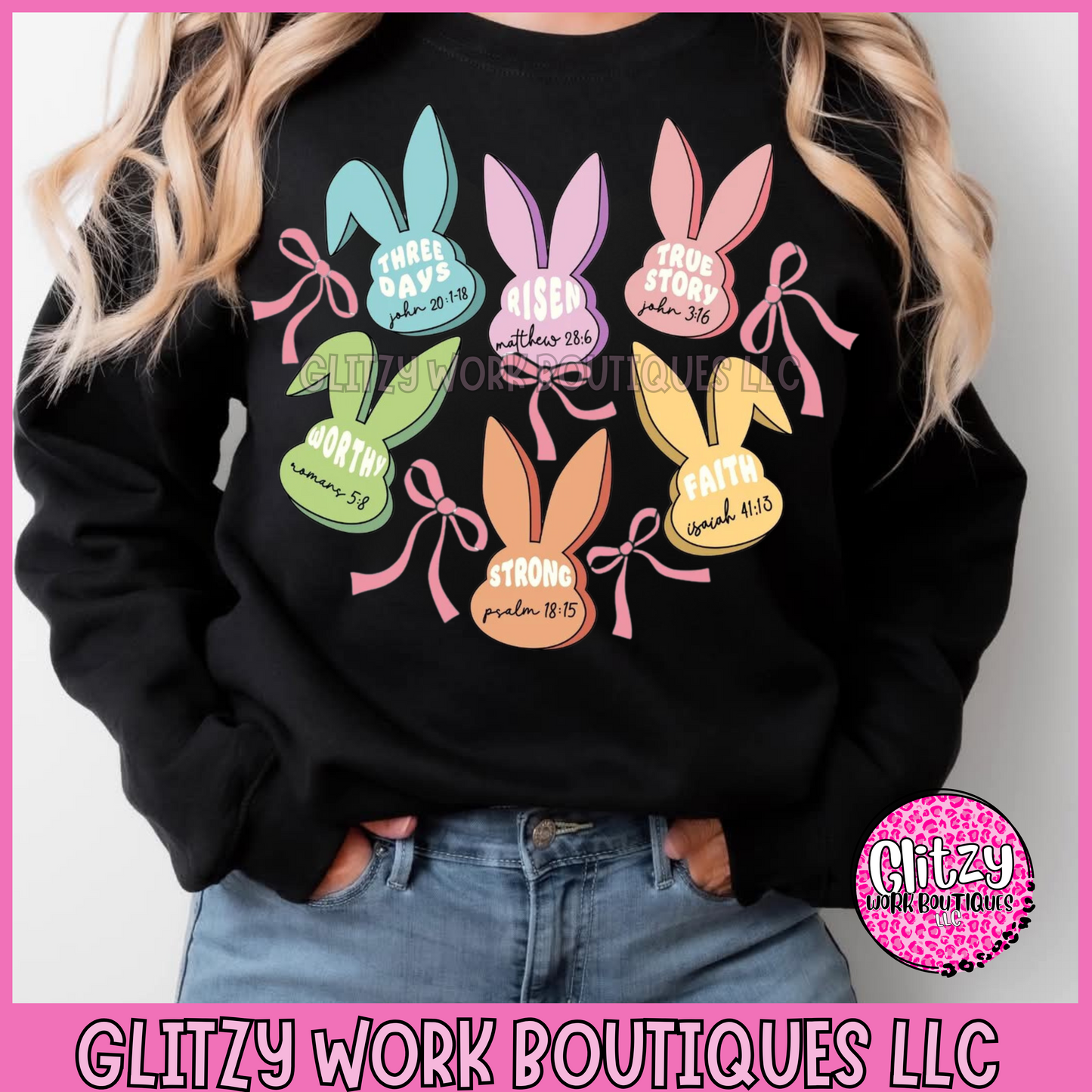 EASTER BUNNY COQUETTE BOW APPAREL