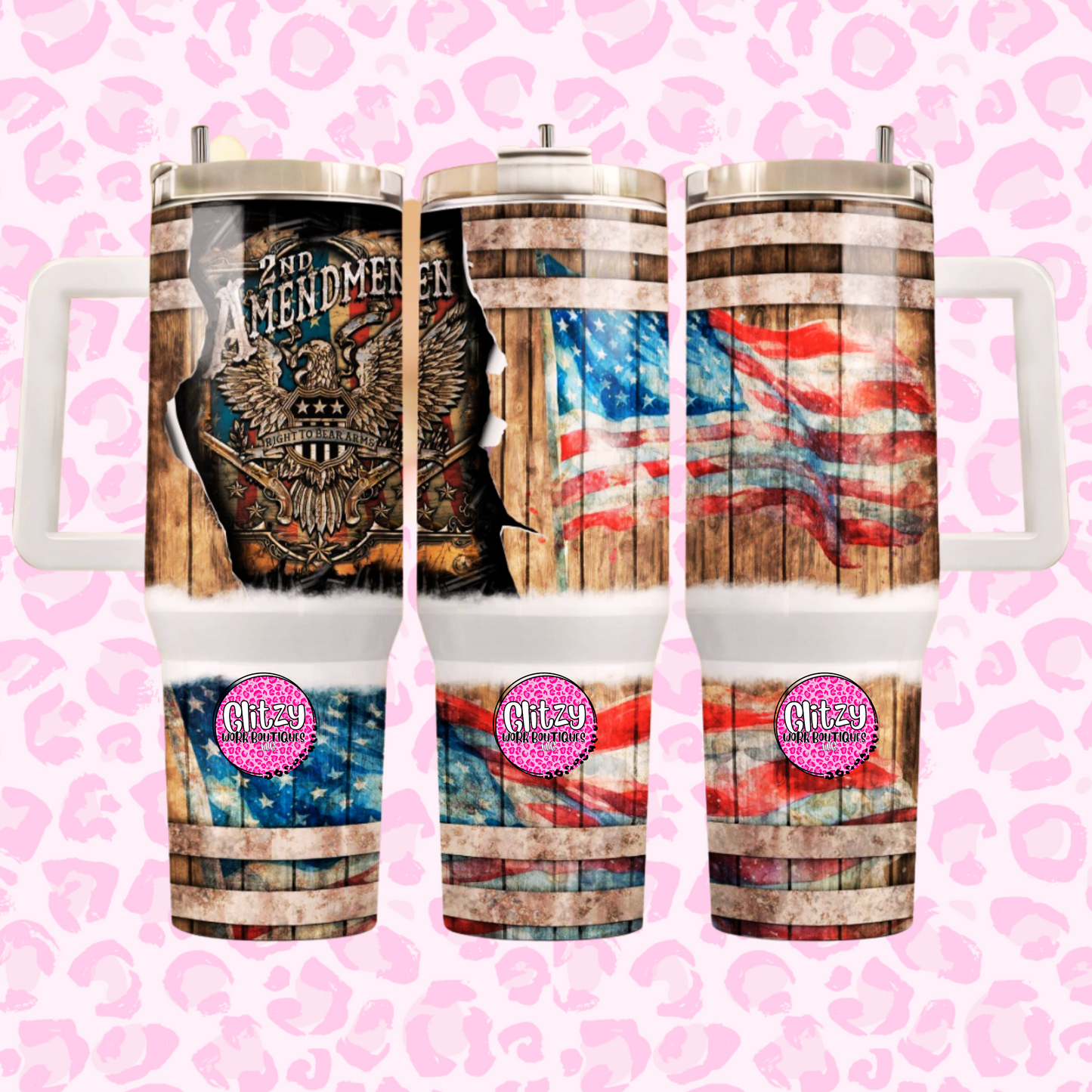 2ND AMENDMENT DUPE 40OZ TUMBLER