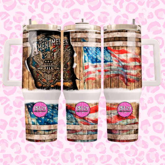 2ND AMENDMENT DUPE 40OZ TUMBLER