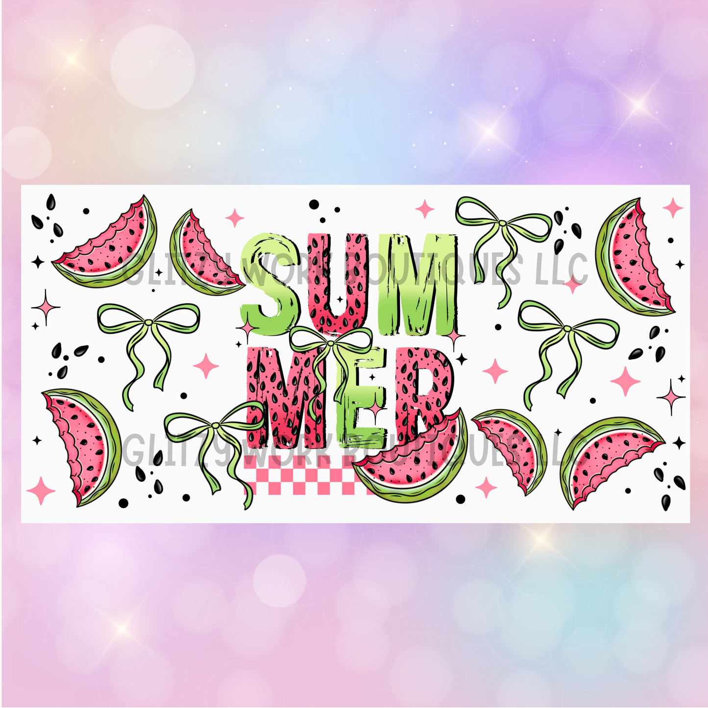 WATERMELON SUMMER UV CUP WRAP