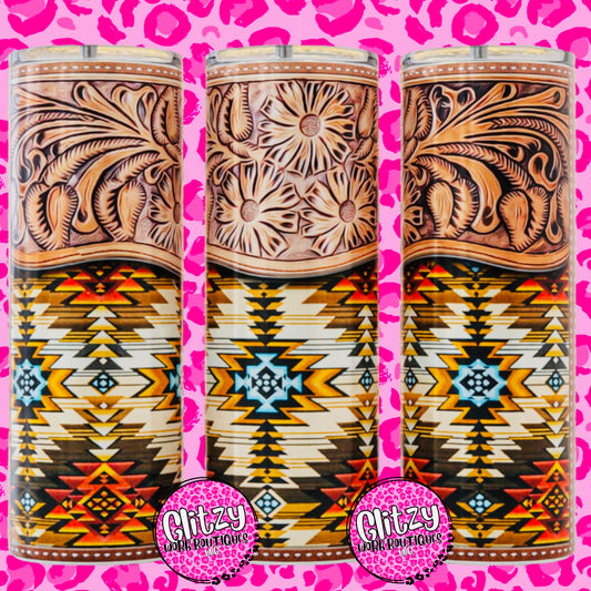 WESTERN AZTEC TUMBLER