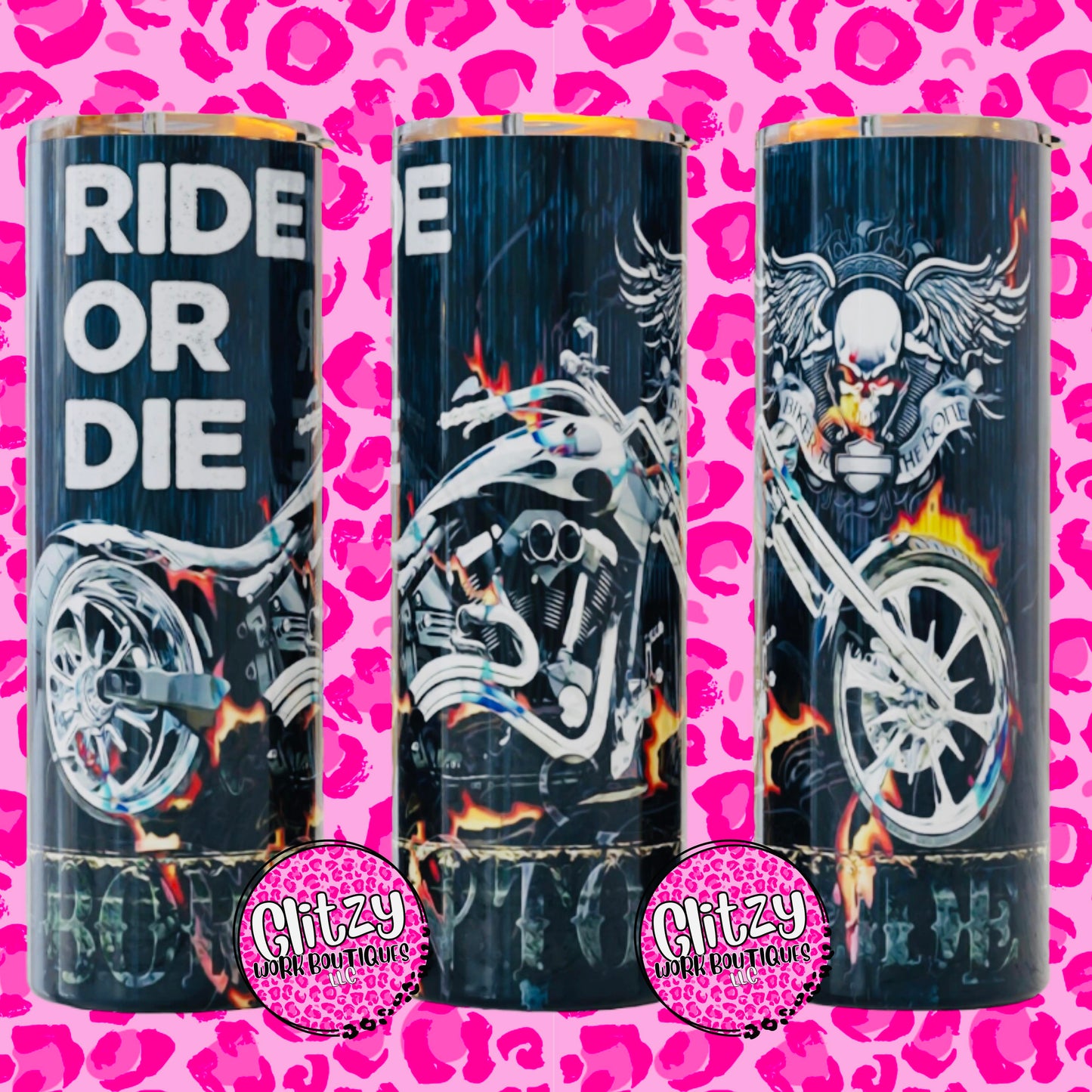 BORN TO RIDE TUMBLER