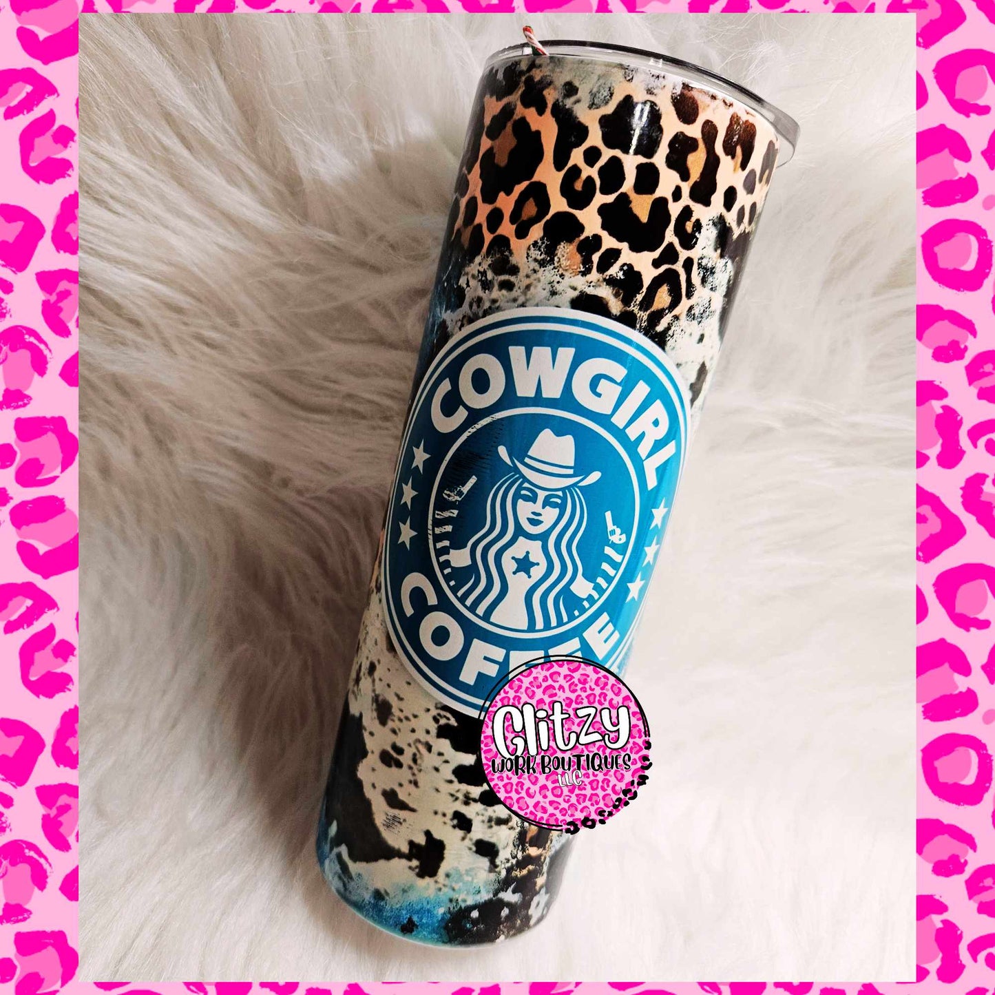 COWGIRL COFFEE TUMBLER