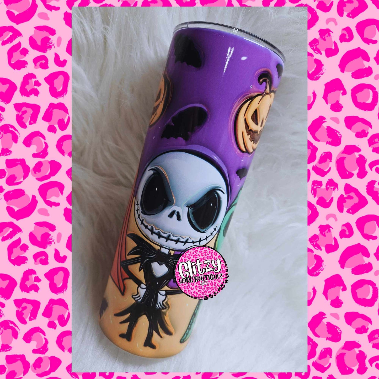 CHARACTER HORROR HALLOWEEN 3D PUFF TUMBLER