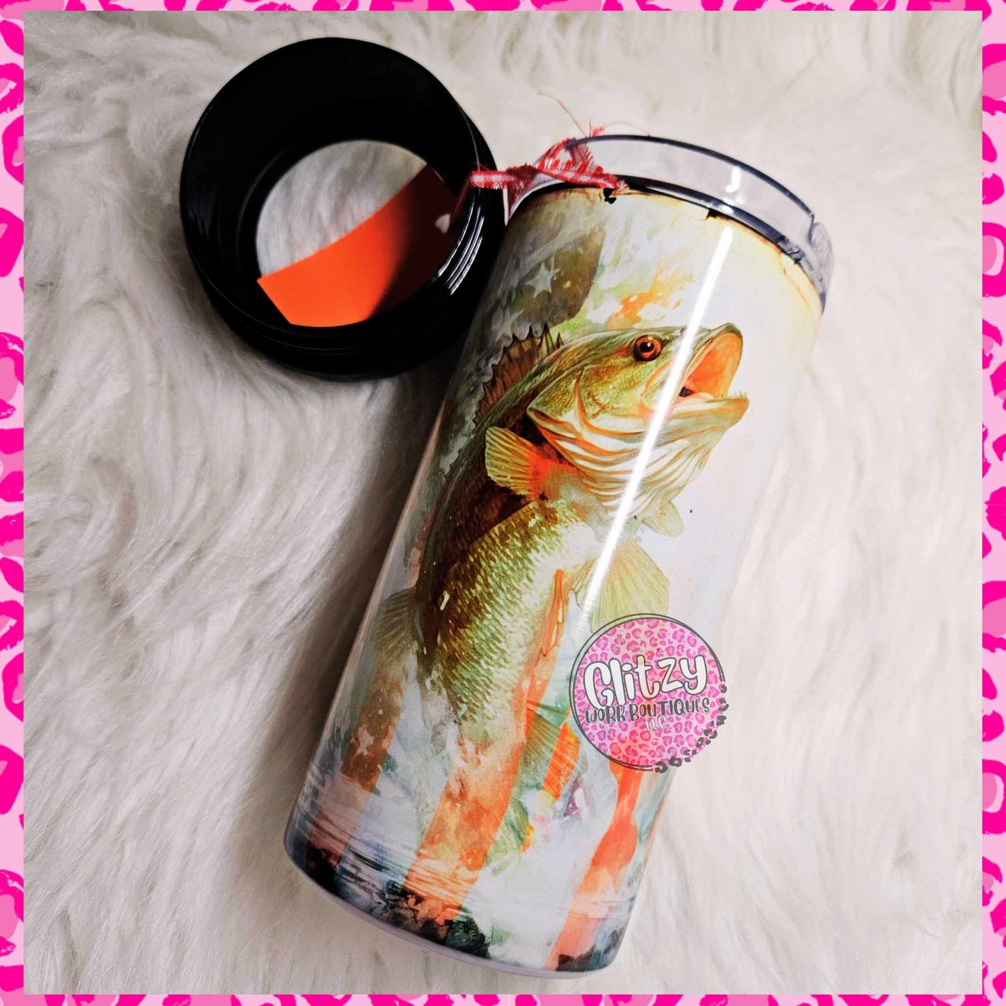 HUNTIN' & FISHIN' 16OZ CAN COOLER