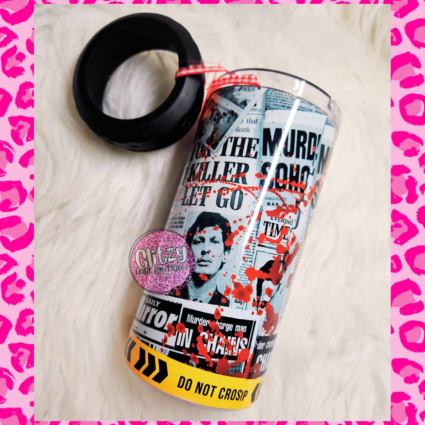 TRUE CRIME JUNKIE 16OZ CAN COOLER