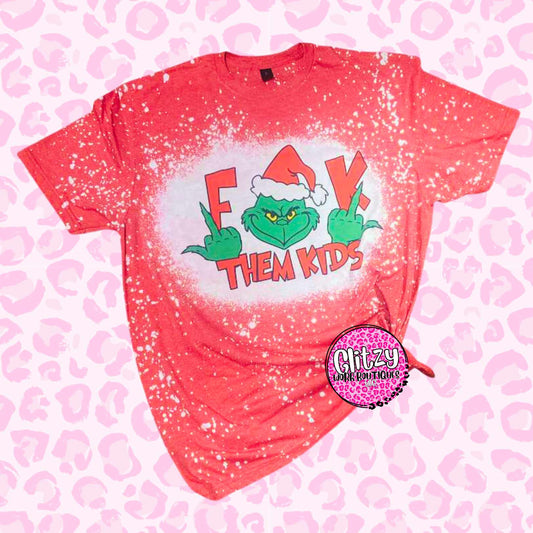 Fuck Them Kids Bleached Tee