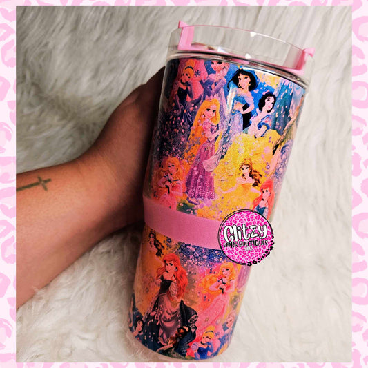 GIRL PRINCESS CHARACTER 20oz KID DUPE TUMBLER