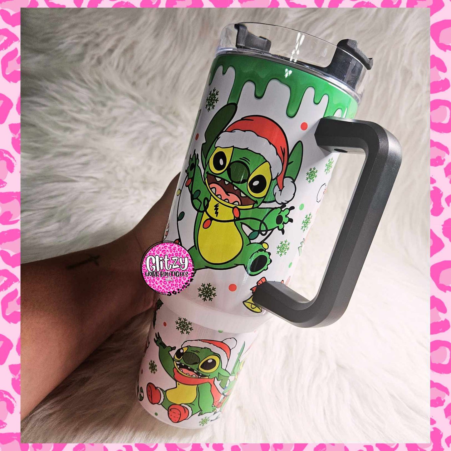 GRINCH MODE DUPE 40OZ TUMBLER