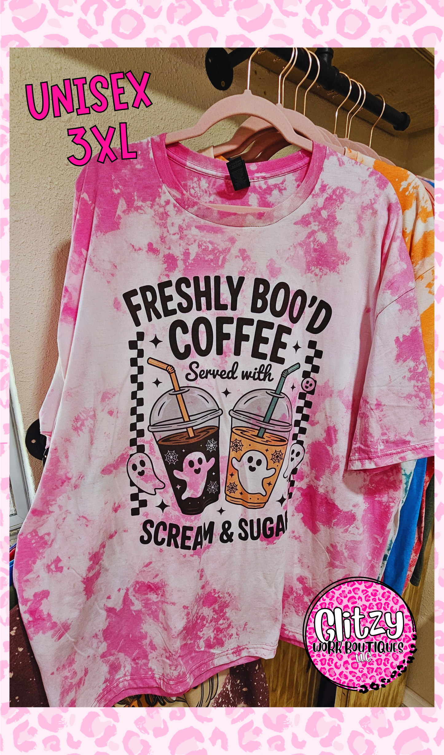 FRESHLY BOO'D COFFEE BLEACHED TEE