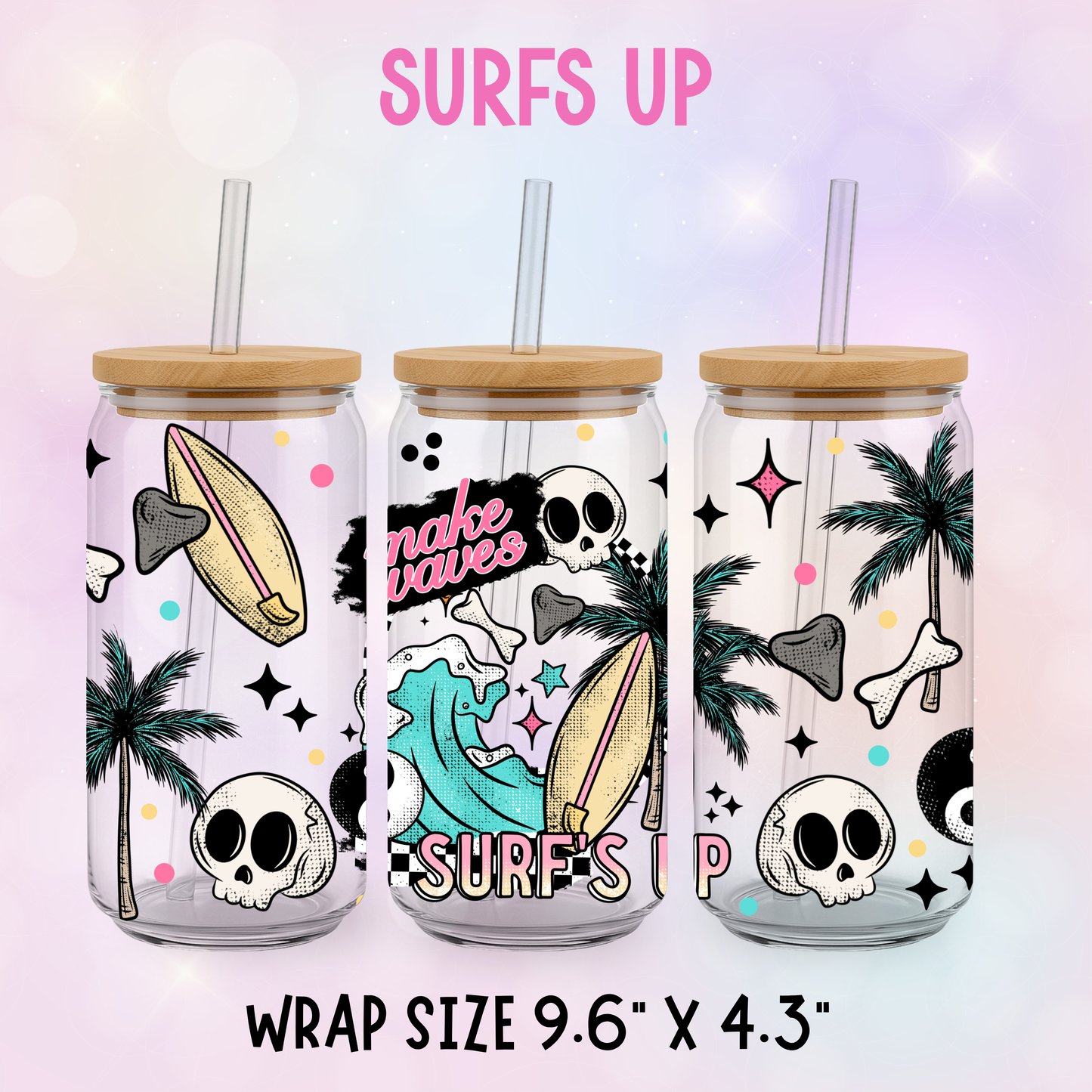 SURFS UP UV CUP WRAP