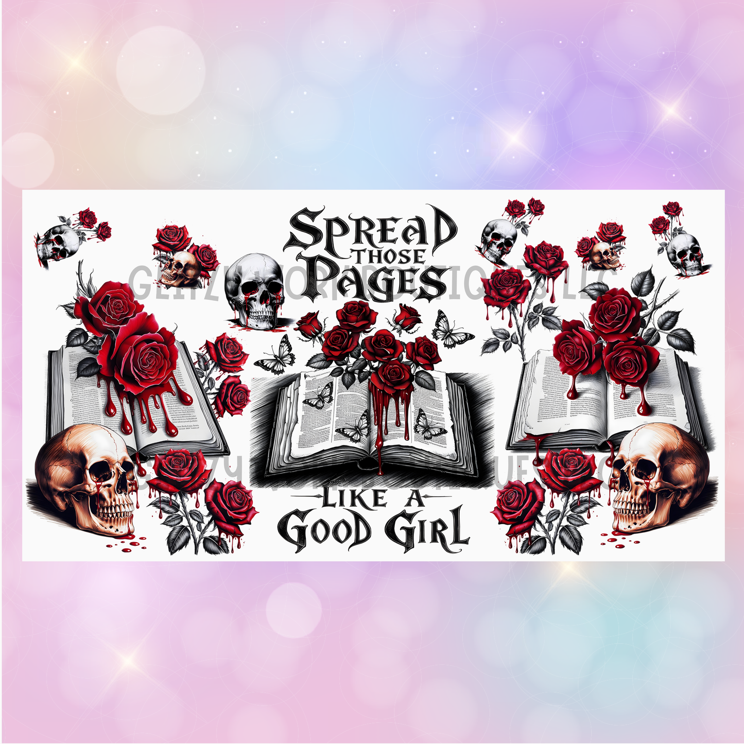 SPREAD THOSE PAGES LIKE A GOOD GIRL CUP WRAP