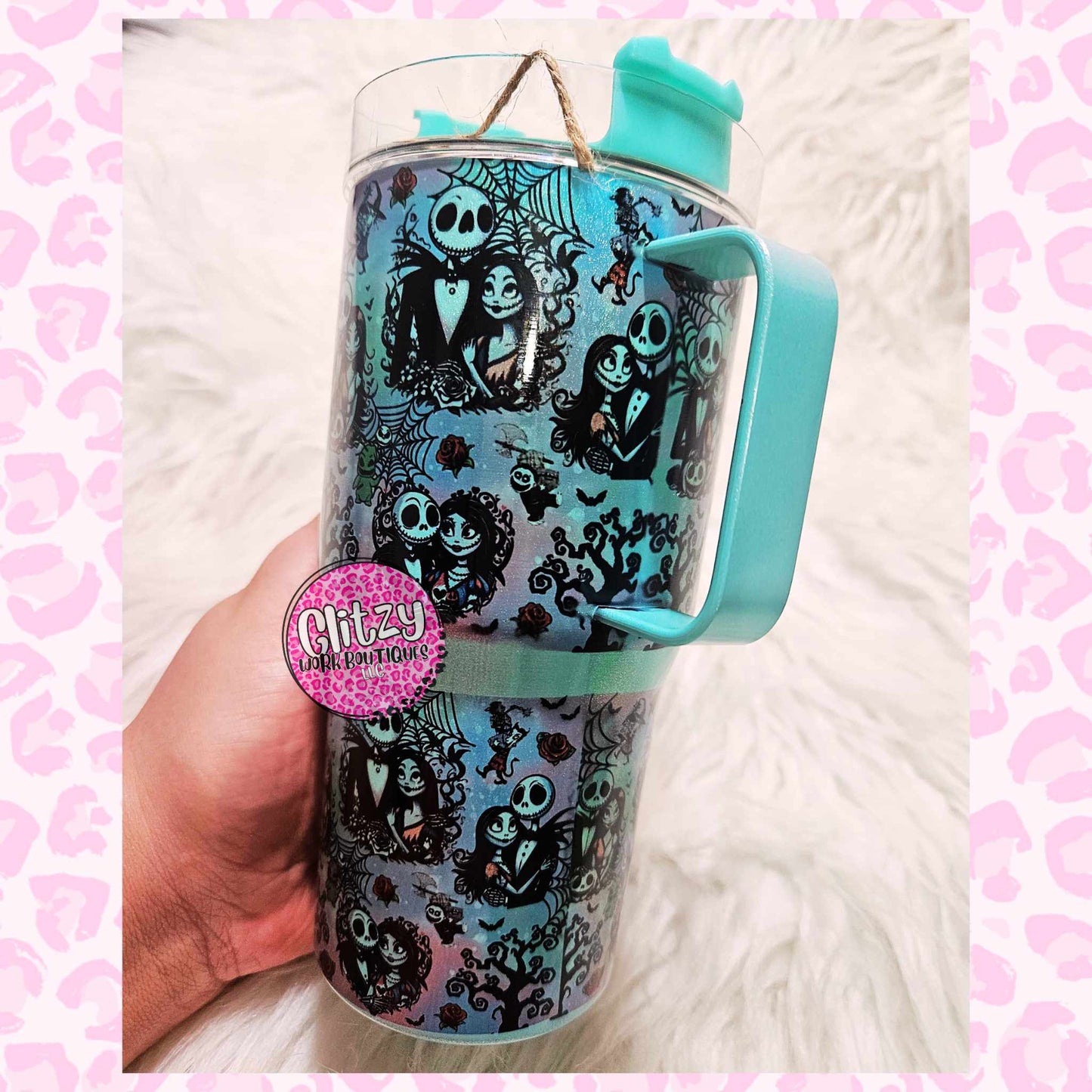 HEART OF JACK & SALLY 20oz KID DUPE TUMBLER