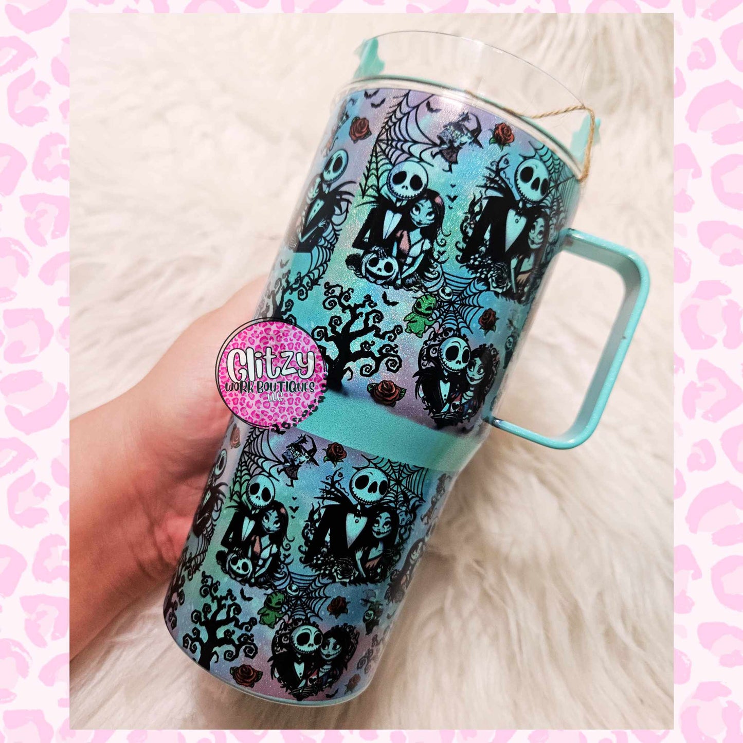 HEART OF JACK & SALLY 20oz KID DUPE TUMBLER