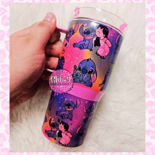 RAINBOWS OF STITCH 20oz KID DUPE TUMBLER