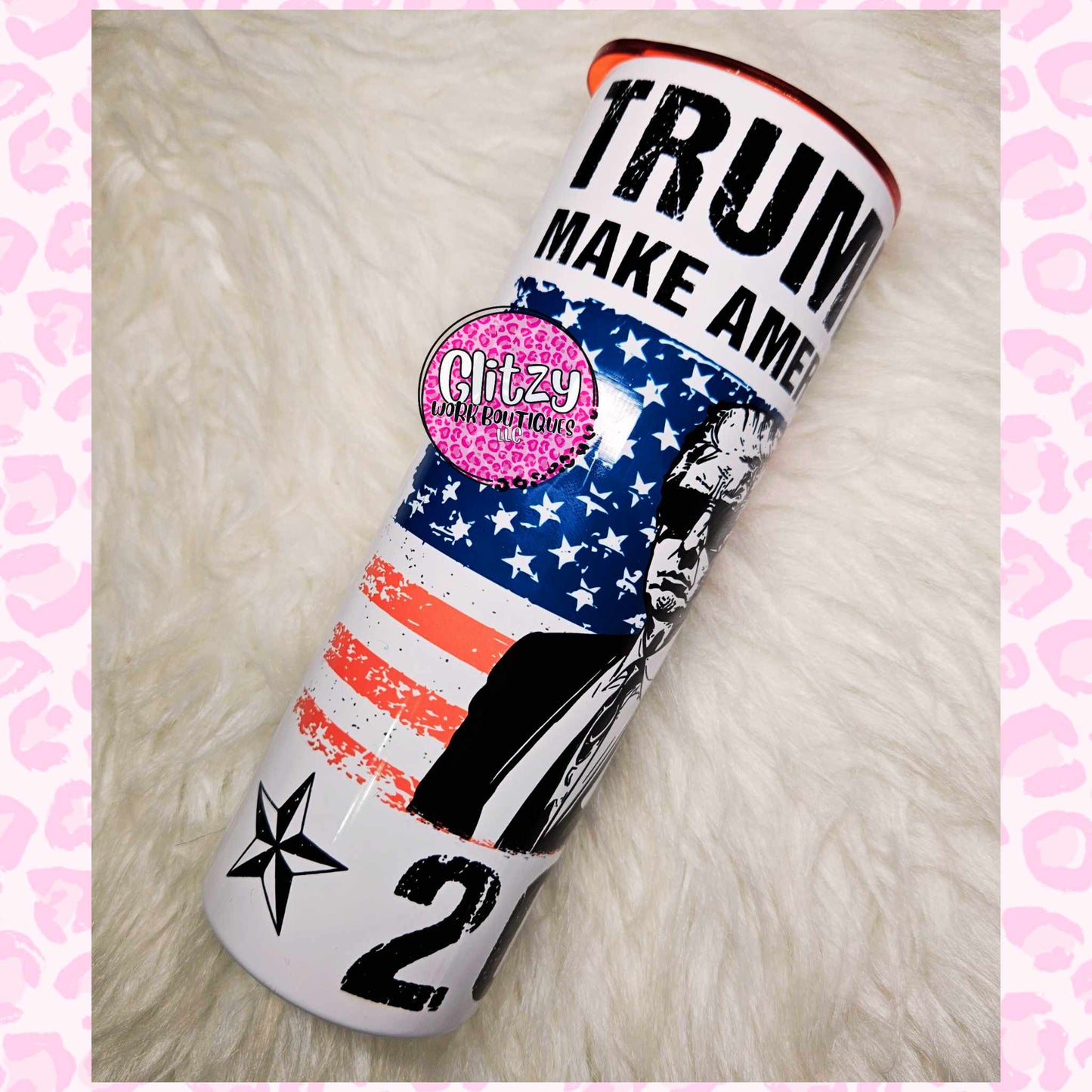 TRUMP VANCE MAKE AMERICA GREAT AGAIN 2024 TUMBLER