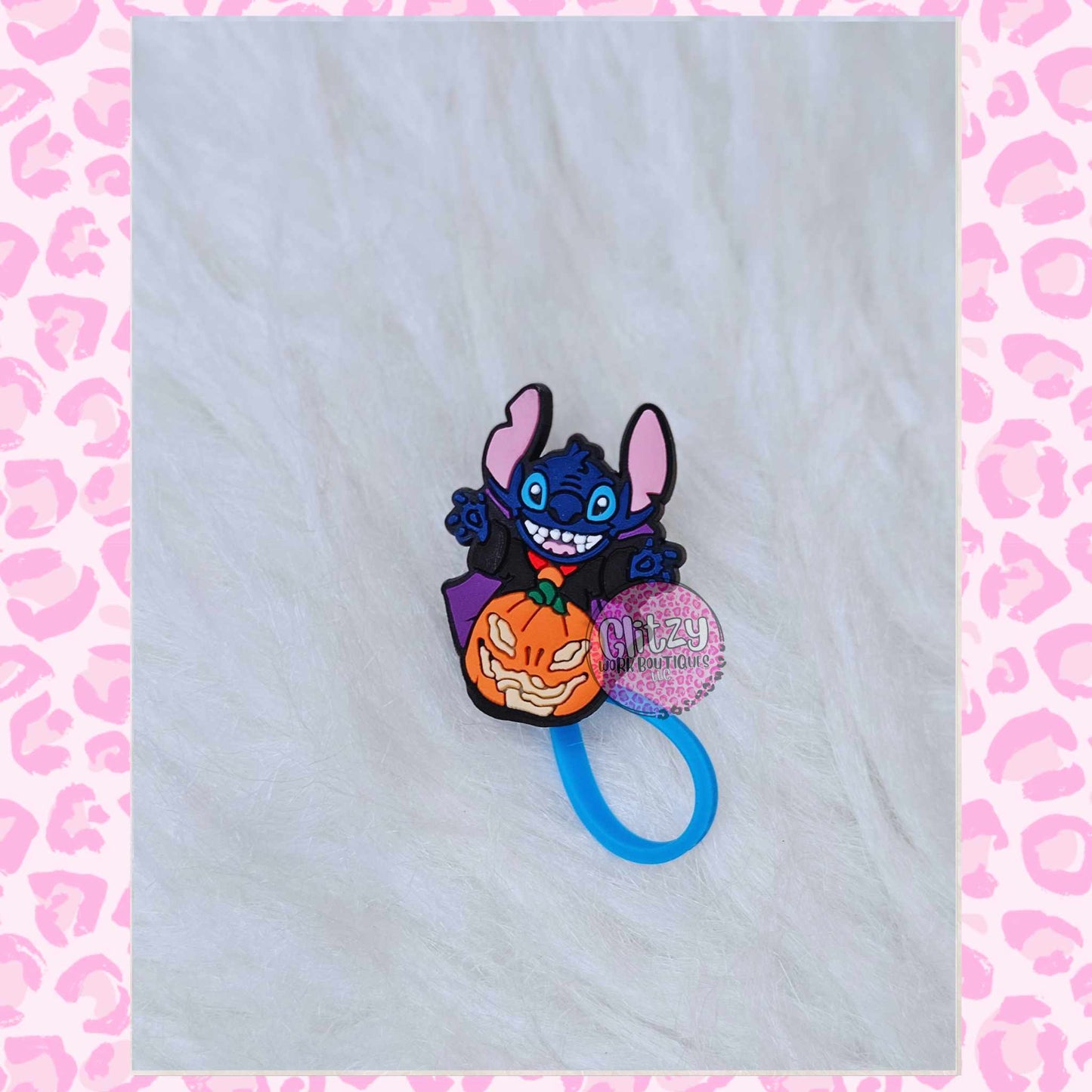 STITCH HALLOWEEN STRAW TOPPER