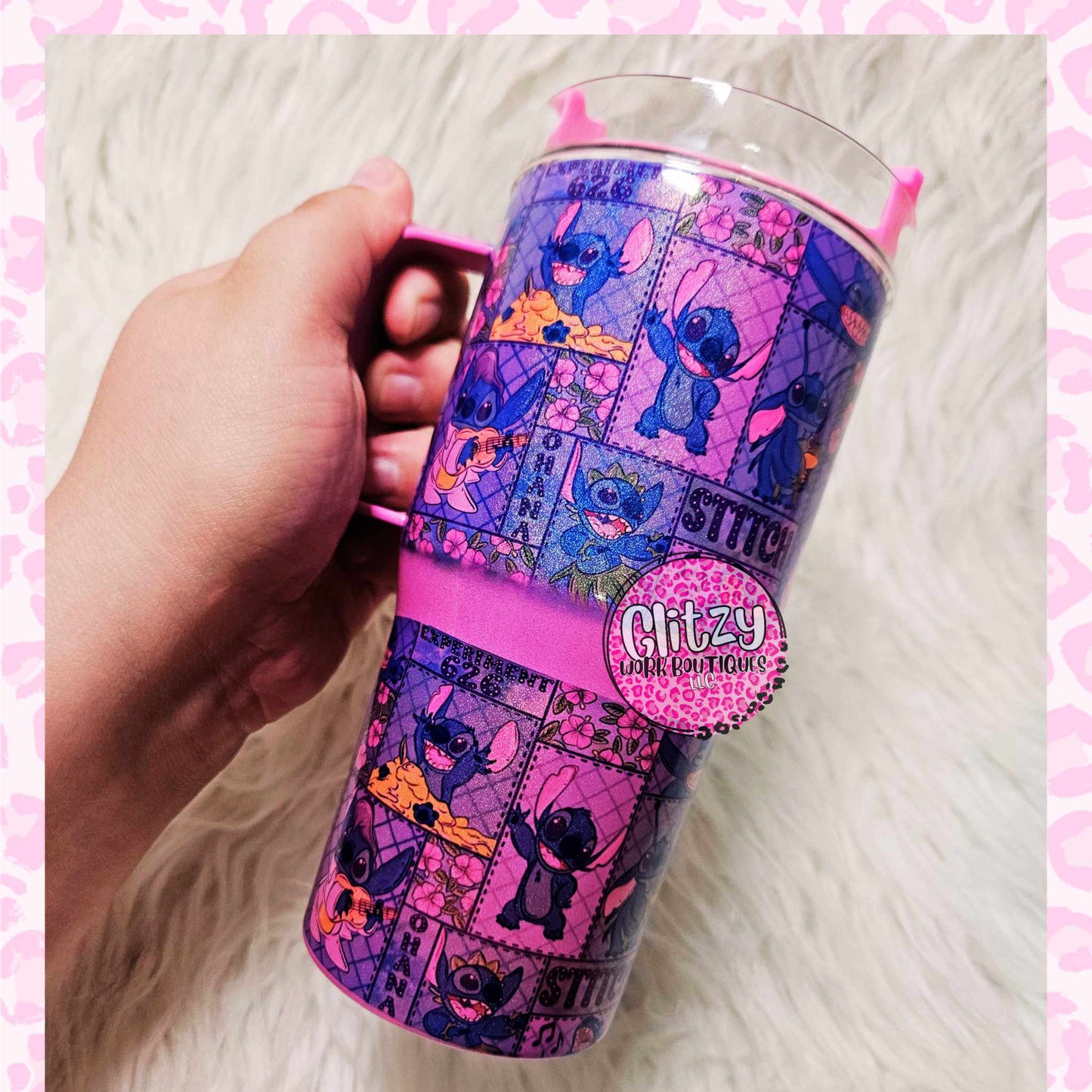 STITCH OHANA 20oz KID DUPE TUMBLER