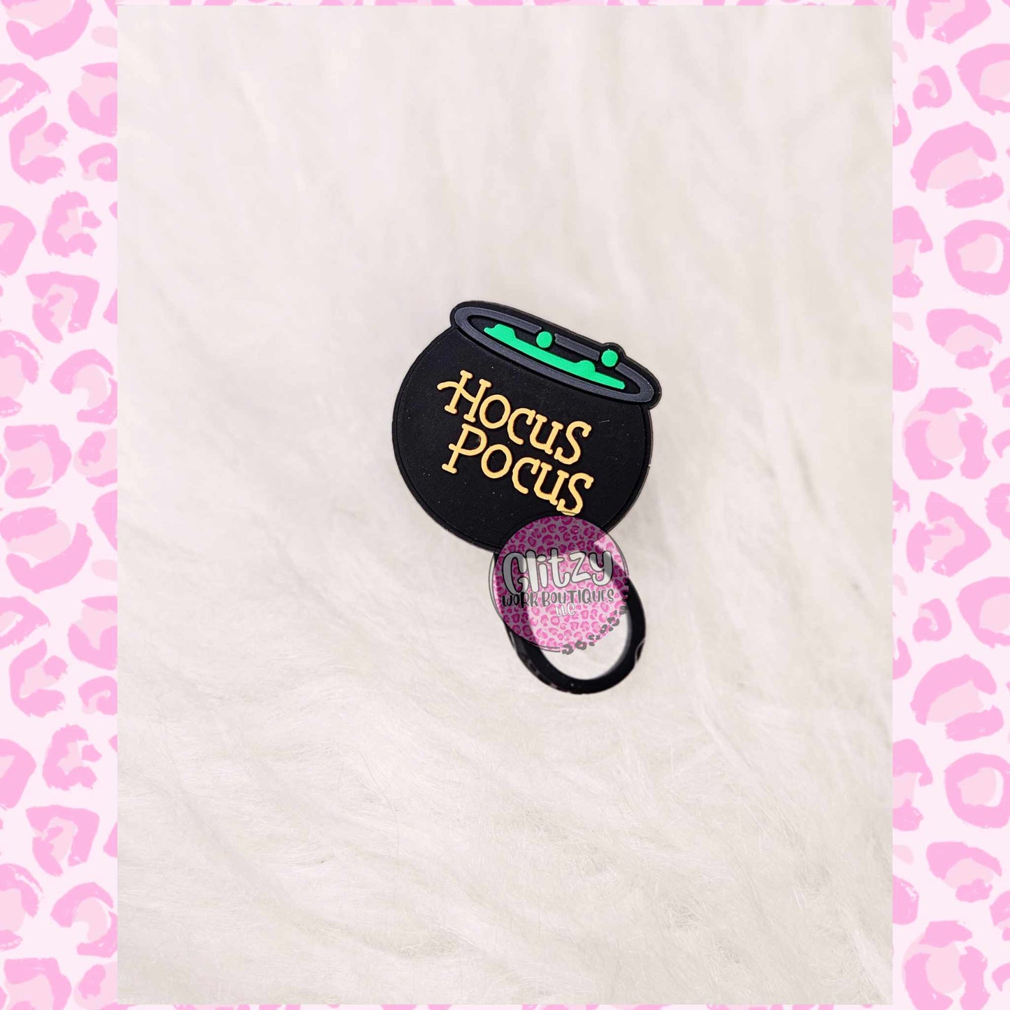 HOCUS POCUS CAULDRON STRAW TOPPER