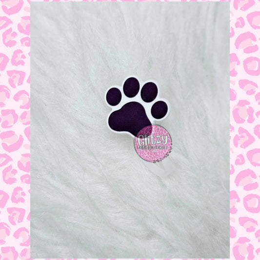 PAW PRINT STRAW TOPPER