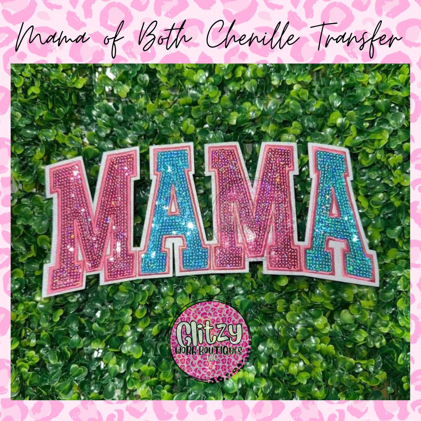 Mama Chenille Patched Apparel