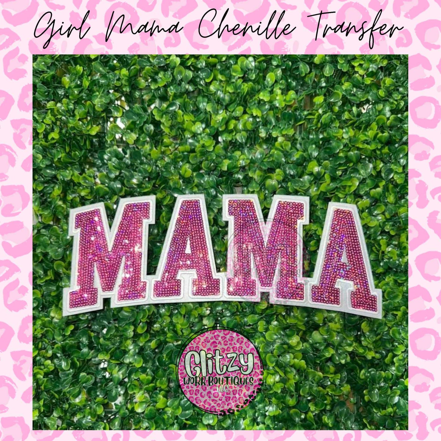 Mama Chenille Patched Apparel